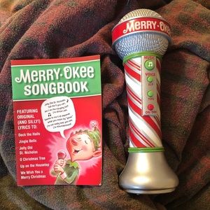 Merry Okee Microphone and Songbook
